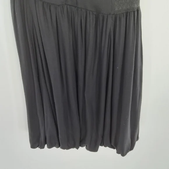 DOUBLE ZERO FLUTTER SLEEVE COWL NECK DRESS SIZE MEDIUM - Picture 3 of 7